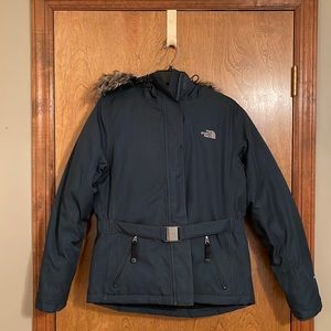 The North Face HyVent Belted Goose Down Parka